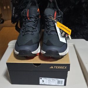 Adidas Terrex Free Hiker 2 GTX Men's Shoes - Black and Red